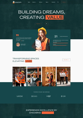 Construction template