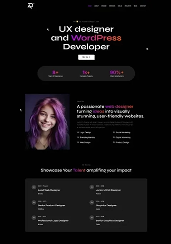 Portfolio template