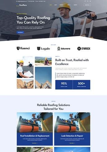Roofing template